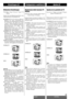 Page 89DEUTSCHITALIANOESPAÑOL
89
Einstellungen (2)Predisposizioni e modifiche (2)Ajustes (2)
Bildschirm-Einstellungen
Pfad:Main PagewGeneral PagewTV
Display
Stellen Sie das Bildseitenverhältnis des
angeschlossenen Fernsehgeräts ein.
<
NORMAL/PS (4:3 Pan & Scan Modus):
Wählen Sie diese Einstellung bei
Anschluß eines herkömmlichen TV-Geräts
im 4:3-Format. Das Bild wird ohne
„Balken“, bildschirmfüllend angezeigt.
Allerdings wird bei Wiedergabe eines
Videoprogramms im 16:9- oder
Widescreen-Format ein Teil der...