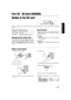 Page 131131QQTG0692
SD Card (KN2600)
Part VII   SD Card (KN2600)
Outline of the SD card
The data generated by this instrument can be stored and managed on an SD card in SMF or TECHNICS
format.
Structure of the SD card format
Management inner memory data
The instrument inner memory data can be man-
aged using the high space capacity of the SD
card. The data which can be saved and loaded is
same as the DISK DRIVE (KN2400). (See page
119.)
Play an SD card
Besides saving, you can enjoy playback of audio
or SMF data...