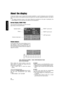 Page 3030QQTG0692
About the display
About the display
A large-size display, easy to operate with excellent readability, is used for displaying various information
such as the names of the selected sounds and rhythms etc. and when setting the functions. Let’s take a
look.
 The display illustrations shown in this User’s Manual are examples for the sake of clarification; the
actual displays on your instrument may differ from the illustrations.
Normal display (HOME PAGE)
This is the kind of information you see on...