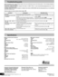 Page 12RQT6018
12
Troubleshooting guide
 Frequency response
PHONO30 Hz to 15 kHz (RIAA ±1 dB)
LINE10 Hz to 70 kHz(–3 dB)
AUX/EFFECTOR10 Hz to 100 kHz(–3 dB)
MIC100 Hz to 15 kHz(–3 dB)
 Tone control characteristics12 dB/oct
LOW+12 dB, –24 dB(63 Hz)
HIGH+12 dB, –24 dB(10 kHz)
 General
Power supplyAC 120 V, 60 Hz
Power consumption16 W
Dimensions(WxHxD)260 x 102 x 305 mm
(10
15/64w x 41/64w x 121/64w)
Mass3.5 k
(7.5 lb.)
Specifications are subject to change without notice.
Mass and dimensions are approximate....