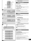 Page 11RQT5701
11
OPEN/CLOSE
12 3 
45 6
78 9 0≥
10
SEARCH
A-B REPEATREPEAT RANDOMAUTO
CUE
TAPE LENGTHSIDE A/BTIME FADEPEAK SEARCH
PROGRAMCLEAR RECALLTIME
MODE
SKIP
LEVEL
12 3
45 6 
78 9 0≥ 10
TIME FADE
CLEARTIME
MODE
POWER
TIME FADE
190
LEVELLEVEL
LEVEL
CLEARTIME
MODE
1 
3
2
TIME MODE
Other functions 
Output level control
Remote control only 
This lowers the output level to temporarily reduce the volume.
Press [ – LEVEL].
The output level reduces by 2 dB each time you press the button, 
down to a maximum of...