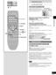 Page 17Playing DVDs and CDs
17
RQT6523
Disc operations
q
g
SLEEPCLOCK/
TIMER
PLAY MODE A-B REPEAT
REPEATAUTO/MONO
DVD/CD
TAPEEXTTUNER
MUTING
BALANCE  L –VOLUME+ BALANCE  R
CANCEL
123
456
≥10/-/--
7890
SUB TITLEAUDIO
ANGLEMENUTOP MENU
SETUP
DISPLAYRETURN
ENTER
SKIPSLOW/SEARCH
SHIFT
GROUP
PAG E
AUDIO ONLY
1–0, ≥10/-/--
TOP MENU
MENU
RETURN
q we
r ENTER
q g
u SKIP i
If a menu screen is shown
A menu screen is shown on your
television shortly after starting some
DVDs and Video CDs. To continue
play you must make a...