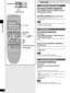 Page 1818
RQT6523
Disc operations
u/t y/i
h
TIME MODE
w/h
SLEEPCLOCK/
TIMER
PLAY MODE A-B REPEAT
REPEATAUTO/MONO
DVD/CD
TAPEEXTTUNER
MUTING
BALANCE  L –VOLUME+ BALANCE  R
CANCEL
123
456
≥10/-/--
7890
SUB TITLEAUDIO
ANGLEMENUTOP MENU
SETUP
DISPLAYRETURN
ENTER
SKIPSLOW/SEARCH
SHIFT
GROUP
PAG E
AUDIO ONLY
1–0, ≥10/-/--
TOP MENU
MENU
we
r      ENTER  q
qg
u SKIP i
t SLOW/SEARCH y
Press [u] (backward) or [i] (forward)
on the remote control.
OR
[u/t] or [y/i] on the main unit.Each press increases the number of...