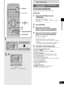 Page 23Other modes of play
23
RQT6523
Disc operations
Select up to 24 tracks to play in the order you choose.
e.g.: DVD-Audio
While stopped
1Press [PLAY MODE] to select
“PROGRAM”.
Each time you press the button:
ALL GROUP ../PROGRAM /RANDOM /(cancel)
(DVD-Audio only)
2Press [ENTER].
3While programming DVD-Audio 
Press the cursor buttons (e, r) to
select a group and press [ENTER]. 
4Press the cursor buttons (e, r) to
select a track and press [ENTER].
Each time you press the button:
1 ,/2 ,/ALL
¡Repeat steps 2,...