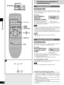 Page 24Increasing your enjoyment of
movies and music 
24
RQT6523
Disc operations
SLEEPCLOCK/
TIMER
PLAY MODE A-B REPEAT
REPEATAUTO/MONO
DVD/CD
TAPEEXTTUNER
MUTING
BALANCE  L –VOLUME+ BALANCE  R
CANCEL
123
456
≥10/-/--
7890
SUB TITLEAUDIO
ANGLEMENUTOP MENU
SETUP
DISPLAYRETURN
ENTER
SKIPSLOW/SEARCH
SHIFT
GROUP
PAG E
AUDIO ONLY
e
r w  ENTER  q
SHIFT
SUBTITLE AUDIO ONLY
AUDIO
ANGLE
1–0, ≥10/-/--
AUDIO ONLY
RE-MASTER
Some DVDs have more than one soundtrack recorded on them,
such as multiple languages or PCM, and you...