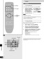 Page 44Settings
44
RQT6523
Reference
SELECT
ENTER
RETURN
SETUPRLC
LSRS
OmsOdB
OdBOmsOdB
OdBSWExit
Test
(LS)
(RS)
Exit
Test
signalCenter speakerSubwoofer
Surround speakers
A
If you enter the wrong number while entering your passwordPress [CANCEL].
Ratings
To set a ratings level
Go to “Ratings”, select a level between 7 and 0, press [ENTER].
1  Press the numbered
buttons on the remote
control to enter a
four-digit password.
2 Press [ENTER] twice.
Do not forget your password.
Note
To change the setting
After you...