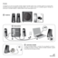 Page 8787Slovenščina
Hvala
Zahvaljujemo	se	vam,	 ker	ste	kupili	 zvočnike	 Logitech®	 Speaker	System	Z523.	Zvočnike	 Logitech®	 je	mogoče	 hitro	
namestiti, 	preprosto 	uporabljati 	in 	proizvajajo 	odličen 	zvok. 	Če 	želite 	izvedeti 	več 	o 	izdelkih 	Logitech® 	ali 	želite 	več	
informacij	 o	zvočnikih	 Logitech®,	 obiščite	spletno	mesto	www.logitech.com.
➊ Vsebina
34
LR
21
➌
➋ 
Namestitev
Rumena
➌ Uporaba slušalkČe
	želite 	uporabljati 	slušalke 	z 	zvočniki 	Z523, 	jih 	priključite 	na 	vtičnico	
za...