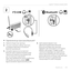 Page 207    Українська  207
Logitech® Wireless Headset H800
2*
1. Увімкніть бездротову гарнітуру. 
2. Посуньте перемикач вибору пристрою на правому навушнику в положення Bluetooth (центральне).
3. Активуйте підключення на пристрої Bluetooth. (Для отримання вказівок щодо підключення зверніться до документації, що постачається із пристроєм). Якщо  пристрій Bluetooth запитує код безпеки, PIN-код або код-пароль, введіть 0000. Буде встановлено підключення Bluetooth. 
4. Щоб отримати відомості про підключення...