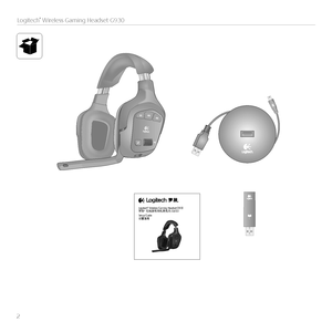 Page 22    
Logitech® Wireless Gaming Headset G930罗技® 无线游戏耳机麦克风 G930Setup Guide设置指南
Logitech® Wireless Gaming Headset G930      