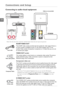 Page 6Connections and Setup
4
EN
S-Video cable
Component cables
SCART VIDEO OUT
The SCART video socket provides the best quality for video signal. If there is
no Scart socket is available on your TV set, check whether your TV has
another Video socket (Composite, Component or S-Video) that you can use
to connect your player.
VIDEO OUT socket
This socket (yellow) is also known as a composite video socket. The picture
quality obtained using a video connection is poorer compared to that
obtained using a Scart...