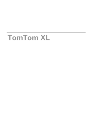 Page 1TomTom XL 