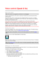 Page 7878 
 
 
 
About voice control 
Note: Voice control is not supported on all devices or in all languages. 
Instead of selecting items on the screen to control your TomTom GO, you can use your voice to 
control your GO. 
You can use voice control to control many of the navigation features on your GO, or to change 
settings. For example, you can change the screen to day colors, avoid a blocked road or decrease 
the volume just by using your voice. 
Voice control is active in the map view, the guidance view,...