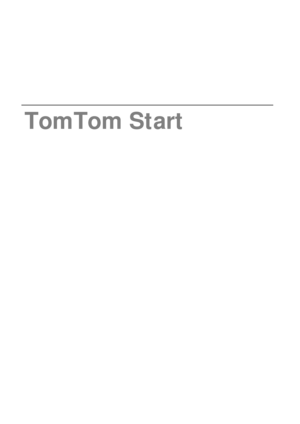 Page 1TomTom Start 