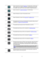 Page 2323 
 
 
 
 
 
Select this button to open the Help Menu. The Help Menu contains help 
about using your GO, together with other information about your device, 
for example, map version, device serial number and legal information. 
 
 
Select this button to reorder the buttons in the Main Menu. 
 
 
Select this button to return to the previous screen. 
 
 
Select this button to return to the map view or guidance view. 
 
 
This symbol shows the status of the Bluetooth connection when you use a 
smartphone...