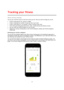 Page 1919 
 
 
 
About activity tracking 
You use your TomTom Touch to track how active you are. Here are some of things you can do: 
 Create a body goal for fat, muscle or weight. 
 Create a steps goal for number of steps per day or per week. 
 Create a sports goal for, for example, cycling, running or gym work. 
 Track time spent being physically active, steps, calories burned and distance moved. 
 See your daily and weekly progress for your set goal. 
 Upload your activity tracking data to the TomTom...