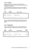 Page 10Line 2 – 2nd Party
Information about the second party (not connected to the
handset) is shown on line 2. This is usually the party waiting to be
transferred or conferenced.
In the example below, the caller info has moved to the second
line while the party being transferred to is dialed. The caller is on
hold. 
Lines 1 and 2 will exchange positions when the SPLIT button is
pressed. The party you are connected to always appears on the
top line.
Line 3 – Ringing Calls
The next ringing call is shown in line...