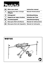 Page 1GBMiter saw standInstruction manual
F Chariot Pour Scie à Coupe Manuel d’instructions 
d’Onglet
D Untergestell Betriebsanleitung 
I Supporto per sega circolare Istruzioni per l’uso
NL Verstekzaagtafel Gebruiksaanwijzing
E Base para Sierra de Banco Manual de instrucciones
BZMesa para Serra de EsquadriaManual de Instruções
WST05 