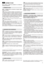 Page 2727
NORME D’USO
Para o motor e a bateria (se prevista) ler os manuais de
instruções respectivos. 
NOTA - A máquina pode ser fornecida com alguns compo-
nentes já montados.
Colocar na posição de trabalho os dois elementos (1), já
montados anteriormente, que compõem a parte inferior do braço
e bloqueá-los mediante os manípulos inferiores (2). Montar a
parte superior (3) utilizando o conjunto de parafusos (4) entregue
com o aparelho, tendo o cuidado de posicionar correctamente a
corrediça em espiral (5) do...