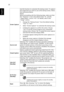 Page 3222
English
Screen CaptureUse this function to customize the startup screen. To capture 
the image that you want to use as the startup screen, follow 
the instructions below.
Notice
Before proceeding with the following steps, make sure that 
the Keystone is set to the default value 0, and the 
Aspect Ratio is set to 4:3. For details, refer to the 
Image section.
•Change the Startup Screen from the default setting 
Acer to User.
•Select Screen Capture to customize the startup screen.
•A dialog box appears...