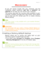 Page 21Recovery - 21
RECOVERY
If you are having trouble with your computer, and the 
frequently asked questions (see Got a question? on 
page 61 ) do not help, you can recover your computer.
This section describes the recovery tools available on your 
computer. Predat or provides Acer Care Center , which allows 
you to reset your PC, refresh your PC, or create a factory 
default backup. 
Creating a factory default backup
Backup allows you to quickly and easily back up your 
operating system, inst alled apps and...