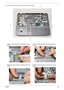 Page 79Chapter 369
6.Disconnect the four cables from the mainboard as shown.
Release the securing latch and disconnect (A) as 
shown.Release the securing latch and disconnect (B) as 
shown.
Release the securing latch and disconnect (C) as 
shown.Release the securing latch and disconnect (D) as 
shown.A
B
C
D 