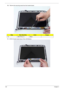 Page 132122Chapter 3
10. Remove the securing screw from the Inverter board.
11 .Lift the Inverter board clear of the LCM Module.
StepSize (Quantity)ColorTo r q u e
10 M2.5*5 NL (1) Black 