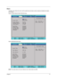 Page 39Chapter 231
Main
The Main screen allows the user to set the system time and date as well as enable and disable boot option 
and recovery.
Aspire 5738G/5738ZG/5738Z/5738/5338 Series:
Aspire 5536/5536G/5236 Series:
NOTE: The screen above is for your reference only. Actual values may differ.
Phoenix   SecureCore(tm)   Setup   Utility
Main
Item   Specific   Help
,   ,   or
   selects   field. System Time:
System   Date:
System   Memory:
Extended   Memory:
Video   Memory:
Quiet   Boot:
Network   Boot:
F12...