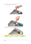 Page 81Chapter 373
12.Disconnect the cables from the USB board module.    
13.Remove the one screw (F) securing the USB board module to the lower case. 
Size (Quantity)ColorTo r q u ePart No.
M2 x L4 (1) Silver 1.6 kgf-cm 86.9A552.4R0 