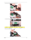 Page 103Chapter 393
20.Disconnect the fingerprint cable from the fingerprint board.
21.Remove the four screws (A) securing the bracket to the upper case. 
22.Remove the touchpad bracket. 
StepSize (Quantity)ColorTo r q u e
1~4 M2 x L4 (4) Black 1.6 kgf-cm 