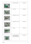 Page 109Chapter 6107
POWER BUTTON BOARD 55.APQ0N.003
E-KEY BOARD 55.APQ0N.006
USB BOARD W/O TV CABLE 55.APQ0N.008
USB BOARD WITH TV CABLE 55.AP40N.001
I/O BOARD 55.APQ0N.007
VGA CARD nVidia NB8P-GS 
DDRII 512MB 400MHz 32*16 
MXM II W/ HDCP (IEC VBIOS)55.AKE0N.004 