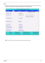 Page 51Chapter 251
Main
The Main screen displays a summary of your computer hardware information, and also includes basic setup 
parameters. It allows the user to specify standard IBM PC AT system parameters.
NOTE: The screen above is for your reference only. Actual values may differ. 