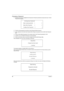 Page 56
48Chapter 2
Changing a Password
1.Use the  w and  y keys to highlight the Set Supervisor Password parameter and press the  e key. The Set 
Password box appears:
2. Type the current password in the Enter Current Password field and press  e.
3. Type a password in the Enter New Password field. Retype the password in the Confirm New Password 
field.
4. Press  e. After setting the password, the computer sets the User Password parameter to “Set”.
5. If desired, you can enable the Password on boot parameter....