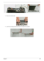 Page 75
Chapter 367
8.Remove the Inverter board.
9. Loose four LCD hinge screws, then remove two hinges from LCD panel. 