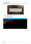 Page 51Chapter 241
Remove BIOS Password:
If you key in the wrong Supervisor Password three times, System Disabled displays on the screen. See the 
image below.
To reset the BIOS password, run BIOS_PW.EXE as follows:
1.
Key in bios_pw 14452 0
2.Select one string from the list. 