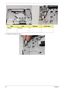 Page 9080Chapter 3
4.Remove the module as shown.
StepSizeQuantityScrew Type
Speaker M2*3 (NL) 2 