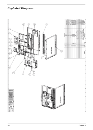 Page 111
101Chapter 6
Exploded Diagram 