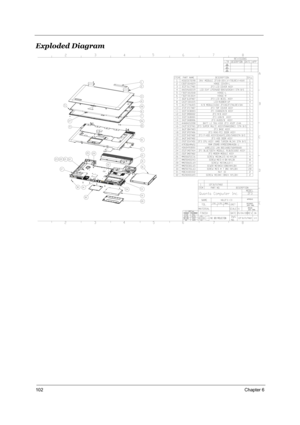 Page 109102Chapter 6
Exploded Diagram 