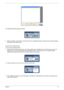 Page 41Chapter 131
The VisageON window appears as below:
2. Select and apply a video effect in the left section of the VisageON window. Change the face tracking settings 
and options in the right section.
Using the face tracking feature
To use the face tracking feature:
1. Click the left icon down arrow button, then select Single User or Multiple Users from the pop-up menu. For 
multiple users, the face tracking feature automatically centers all the users’ face in the capture window, 
otherwise the utility...