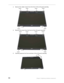 Page 9890Chapter 3: Replacing notebook components
3Remove the rubber inserts from the front of the LCD panel assembly.
4Remove the screws from the front of the LCD panel assembly.
5Carefully separate the front and back of the LCD panel assembly.
Insert
Insert
InsertInsert
Insert Insert
Screw
ScrewScrew
Screw
ScrewScrew 