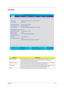 Page 40Chapter 234
Information
ParameterDescription
HDD Model Name This field displays the model name of HDD installed on Primary IDE master. The system 
can automatically detect the hard disc model name. If there is no hard disc drive or 
unknown type, this field would display “None”.
HDD Serial Number This field shows the serial number of HDD installed on Primary IDE master. If no hard disc 
drive or other devices are installed, this field would display a blank line.
Serial Number This field shows the serial...