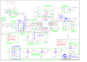 Page 2155
44
33
22
11
D
D
C
C
B
B
A
A
Iocp=10-(6/2)=7A
Vth=7A*15mOhm=105mV
R(Ilim)=(105mV*10)/5uA
~210KOCP:10AL(ripple current)
=(19-5)*5/(1.5u*0.4M*19)
~6A
L(ripple current)
=(19-3.3)*3.3/(2.5u*0.5M*19)
~2.18A
OCP:6.25AIocp=6.25-(2.18/2)=5.16A
Vth=5.16A*28mOhm=145mV
R(Ilim)=(145mV*10)/5uA
~294K
OCP: 10AOCP : 6.25A
REV:B MODIFYREV:B
MODIFYREV:B
MODIFY REV:B2 MODIFY
Add PL15
REV:B2 MODIFY
Change P/N
REV:B2 MODIFY
Change OCPREV:B2 MODIFY
Change P/N
REV:B2 MODIFY
Change P/N REV:B2 MODIFY
Change P/N REV:B2 MODIFY...