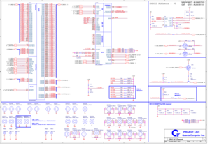 Page 455
44
33
22
11
D
D
C
C
B
B
A
A
SMBUS Address : 98
MAXIM 6657 : AL006657020
GMT    G781 : AL000781101
HOLE13,HOLE14 use FBZ01031010 UMA MODE:
MXM MODE:
HOLE13,HOLE14 use FBZ01001010
REV:C
MODIFY
REV:C
MODIFY
REV:D MODIFY for EMI reserved
CPU(1 of 2)/Thermal
3A
426 Thursday, May 17, 2007 Size Document Number Rev
Date: Sheet
of H_A#4 H_A#3
H_A#5
H_A#6
H_A#7
H_A#8
H_A#9
H_A#10
H_A#11
H_A#12
H_A#13
H_A#14
H_A#15
H_A#16
H_A#19
H_A#22 H_A#17
H_A#20
H_A#21
H_A#24
H_A#25
H_A#28
H_A#29 H_A#18
H_A#23
H_A#26
H_A#27...