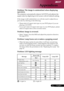 Page 33
... English

Appendices

Problem: The image is outstretched when displaying 
16:9 DVD.
The	projector	automatically	detects	16:9	DVD	and	adjusts	the	
aspect	ratio	by	digitizing	to	full	screen	with	4:3	default	setting.
If	the	image	is	still	outstretched,	you	will	also	need	to	adjust	the	as-
pect	ratio	by	referring	to	the	following:
	Please	select	4:3	aspect	ratio	type	on	your	DVD	player	if	you	are	
playing	a	16:9	DVD.
	If	you	can’t	select	4:3	aspect	ratio 	type	on	your	DVD	player,	please...