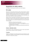 Page 40
English ...

Appendices

Regulation & safety notices
This	appendix	lists	the	general	notices	of	your	Acer	Projector.	
FCC notice 
This	device	 has	been	 tested	 and	found	 to	comply	 with	the	limits	 for	a	Class	 B	
digital	 device	 pursuant	 to	Part	 15	of	the	 FCC	 rules.	 These	 limits	are	designed	
to 	provide 	reasonable 	protection 	against 	harmful 	interference 	in 	a 	residential	
installation. 	This 	device 	generates, 	uses, 	and 	can 	radiate 	radio 	frequency 	en
-
ergy 	and, 	if...