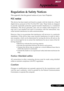 Page 43
... English

Appendices

Regulation & Safety Notices
This	appendix	lists	the	general	notices	of	your	Acer	Projector.	
FCC notice 
This	device	 has	been	 tested	 and	found	 to	comply	 with	the	limits	 for	a	Class	 B	
digital	 device	 pursuant	 to	Part	 15	of	the	 FCC	 rules.	 These	 limits	are	designed	
to 	provide 	reasonable 	protection 	against 	harmful 	interference 	in 	a 	residential	
installation. 	This 	device 	generates, 	uses, 	and 	can 	radiate 	radio 	frequency 	en
-
ergy 	and, 	if...