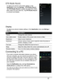 Page 4242
DTS Studio Sound 
To adjust your phone’s DTS audio settings, in the 
Application menu tap Settings > DTS Studio Sound . 
Ta p   DTS Studio Sound  to enable and adjust the Treble, 
Bass, Music EQ and Video EQ. Tap  DTS Studio Sound 
to uncheck and disable.
Display
To adjust your phone’s display settings, in the  Application menu tap Settings > 
Display .
Connecting to a PC 
If you wish to transfer information between your phone 
and your computer, you can connect your phone to a PC 
using the supplied...