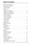 Page 33
Table of Contents
End User License Agreement
Getting to know your smartphone
Features and functions  . . . . . . . . . . . . . . . . . . . . . . . . . . . . . . . . . . . . . . . . . . . . 7
Product registration   . . . . . . . . . . . . . . . . . . . . . . . . . . . . . . . . . . . . . . . . . . . . . . 7
Setting Up
Unpacking your smartphone . . . . . . . . . . . . . . . . . . . . . . . . . . . . . . . . . . . . . . . . 8
Getting to know your smartphone . . . . . . . . . . . . . . . . . . . . . . . ....