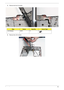 Page 89Chapter 379
4.Remove the five (5) screws.
5.Remove the LCD module.
StepScrewQuantityScrew Type.
LCD Module M2*5 5 