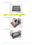 Page 93Chapter 383
4.Remove the two (2) screws.
5.Pry up the bezel from the bottom edge.
6.Pry up the bezel sides.
StepScrewQuantityScrew Type.
LCD Bezel M2*5 2 