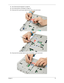 Page 85Chapter 375
11 .See “Removing the Keyboard” on page 69.
12.See “Removing the LCD Module” on page 70.
13.Disconnect the Launch board cable from the CN1 on the main board.  
14.Disconnect the touchpad cable from the TOUCHPAD1 on the main board.  